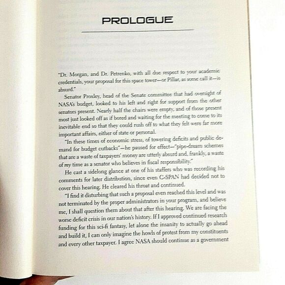 Pillar To The Sky A NASA Inspired Sci Fi Fiction Novel Book William R Forstche - Picture 3 of 6